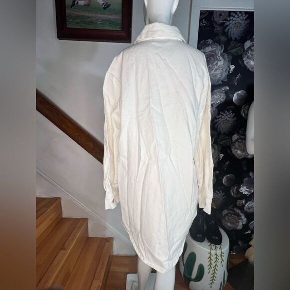 Anthropologie Rdalamal Denim Embellished
Shirt Dress/ size S - Picture 10 of 10